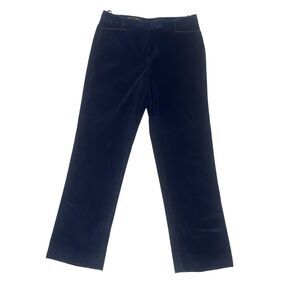 Loro Piana Pants Mens 46 Navy Blue Corduroy Stretch Dress Italian Luxury 31X31